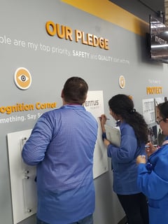 Inventus Power Pledge Wall