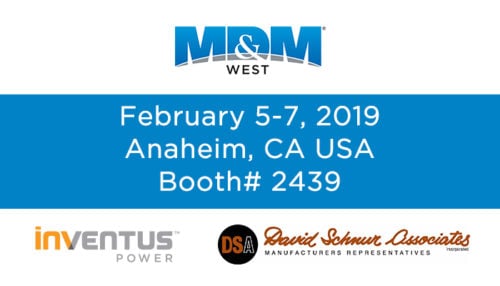 MDM West 2019 - Visit Inventus Power & DSA at Booth # 2439