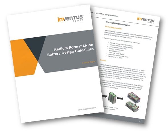 White Paper: Medium Format Li-ion Battery Design Guidelines