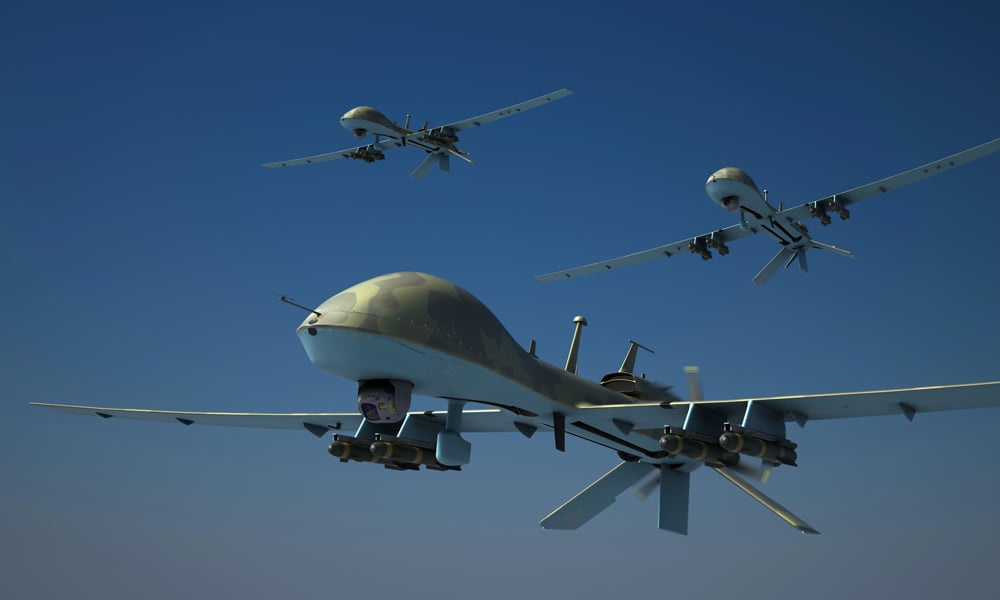 Military-grade UAV Drone